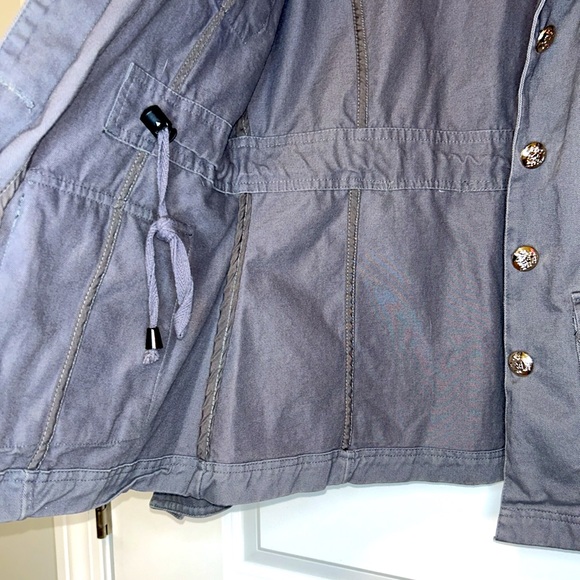 NOROZE Ladies Grey Military Style Summer Jacket New Without Tag - Picture 16 of 17